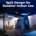 thumbnail image 4 of VOLIVO Solar Lights Outdoor,318LED,5 Modes Split Motion Sensor Outdoor Lights with Remote Control,IP65 Waterproof,180°Wide Angle Outdoor Solar Lights for Yard,Patio,Garden,2 Pack, 4 of 6