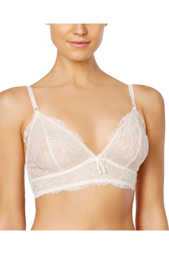 Heidi Klum Natural Lace Soft Cup Bra (Pastel Pink, S)