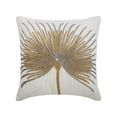 thumbnail image 5 of Pillow Cover, White Designer Pillow Cover 16x16 inch (40x40 cm), eclectic pillow Cover, Linen Cushion Cover&nbsp;Sofa, Nature & Floral, Tree, Beaded, Modern - Love Grows On Trees, 5 of 10