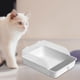 thumbnail image 4 of Arenero semicerrado. Limpieza práctica y sencilla para gatitos. blanco, 4 of 9