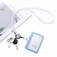 thumbnail image 4 of SUTENGDA ID Card Lanyard 32.9” Breakaway Safety Clasp Rhinestone Lanyards Crystal ID Card Holder (White Retractable Badge), 4 of 7