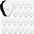 thumbnail image 1 of TENS Unit Replacement Pads, 22PCS Reusable Self-Adhesive Snap Electrodes for TENS/EMS Massager Using 3.5mm Button Lead Wires, 1 of 6