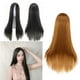 thumbnail image 4 of Soidarity Peluca chal largo y para mujer, colorido, media mano, alta temperatura, cubierta frontal de seda, disfraz sintético, Cosplay falso Cuidado del cabello Marron oscuro Soidarity CE015081-02, 4 of 6