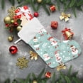 thumbnail image 6 of Coolnut Christmas Stockings Snowmen Winter , 1 Pack 17.7" Xmas Fireplace Santa Socks Christmas Tree Hanging Stockings Decoration for Christmas Holiday Xmas Gift, 6 of 6