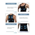 thumbnail image 3 of Casey Kevin Mens Compression Shirt Slimming Body Shaper Tummy Control Vest Gynecomastia Tank Tops for men, 3 of 12