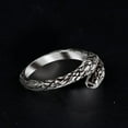 thumbnail image 4 of Miangastore Snake Ring Men Open Ring Punk Finger Ring Vintage Ring Adjustable Decorative Ring, 4 of 8