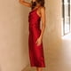 thumbnail image 5 of Vestido sin mangas sin espalda con dobladillo adelgazante sólido sexy para mujer Fridja  hjkh1593, 5 of 9