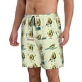 thumbnail image 2 of Balery Avocado for Exercise Traje de Baño Estilo Hawaiano para Hombre, Shorts de Secado Rápido con Bolsillos-Large, 2 of 6