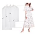 thumbnail image 2 of Kntiwiwo Bolsas para Ropa Transparentes Bolsa para Trajes para Almacenamiento en el Armario Juego de 12 Bolsas para Colgar Fundas para Vestidos con Cremallera para Trajes Abrigos Vestidos Largos Almac, 2 of 5