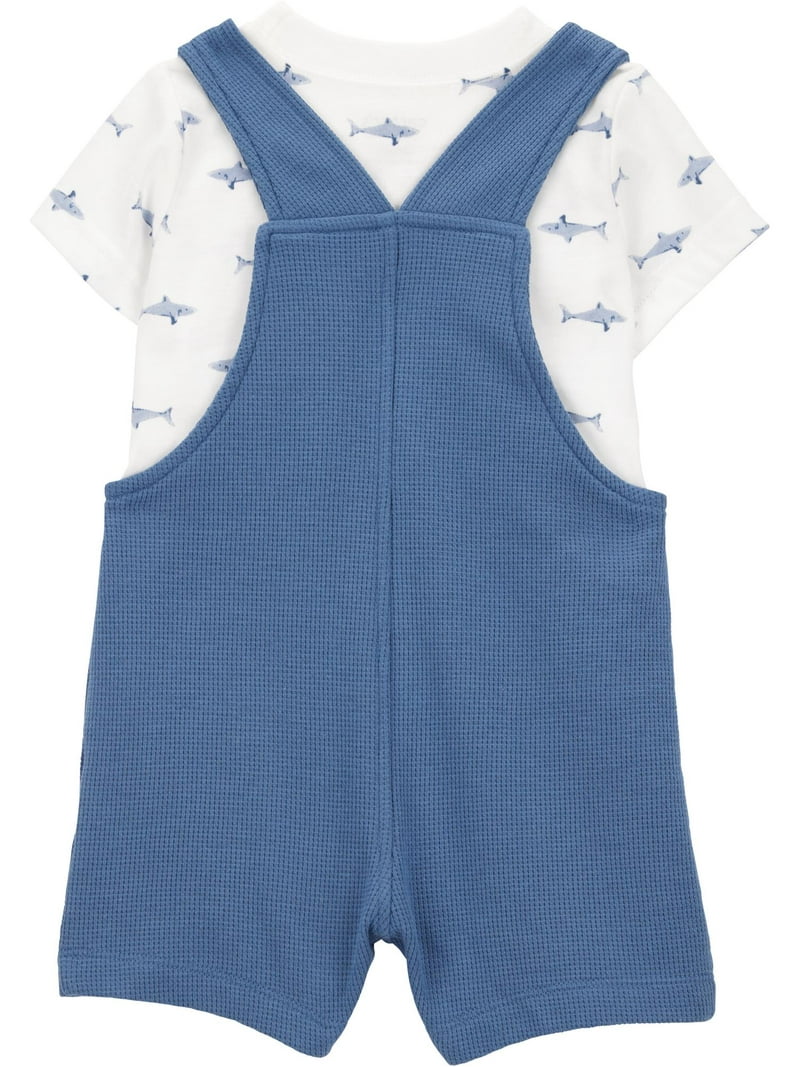 Carters Baby Boy Overalls Shark Print Sizes 0/3-24 Months