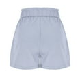 thumbnail image 5 of Kvture Womens Shorts with Pockets Summer Casual Shorts for Women Waist Casual Lightweight Adjustable Tie Knot Loose Gray L, 5 of 8