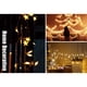 thumbnail image 5 of Guirnalda de luces LED de 4 m/13,2 pies, decoración navideña, guirnalda de luces de estrellas de color blanco cálido de 40 s, decoración navideña de interiores, guirnalda de luces con batería de 4,5, 5 of 7