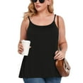 thumbnail image 6 of FITVALEN Women's Camisole with Built in Bra Plus Size Casual Loose Tank Tops Sleeveless Shirts Adjustable Straps (S-4XL）, 6 of 6
