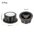 thumbnail image 2 of Potentiometer Knobs Aluminium Alloy 45x20.5mm 6mm Hole Volume Control Knob Cap For Guitar with 5pcs Set Screw Black 5PCS, 2 of 6