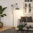 thumbnail image 5 of Henn&Hart 25" Aged Steel Metal Floor Lamp, 5 of 8