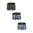 thumbnail image 2 of Tom Franks Mens Camo Boxer Shorts (Pack Of 3), 2 of 2