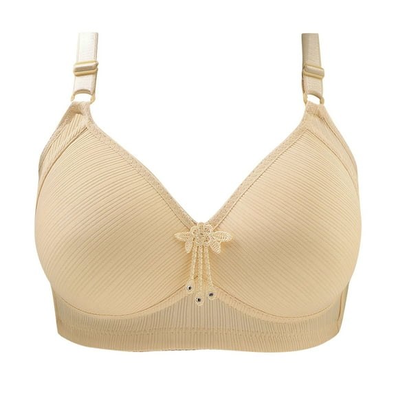 Fesfesfes Bras for Women Wireless Ladies Comfortable Lace Breathable Bra Underwear Bras Womens Bras