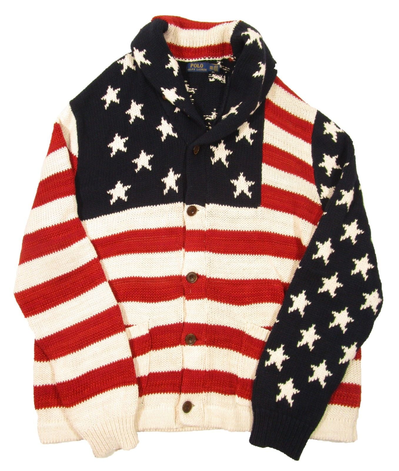 ralph lauren american flag sweater mens