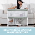 thumbnail image 6 of Baby Delight Beside Me Serenity Bassinet and Bedside Sleeper, Organic Sage, 6 of 9