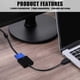 thumbnail image 5 of Adaptador HDMI a VGA Yunsailing, paquete de 20, negro, 5 of 7