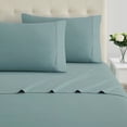 thumbnail image 2 of Sweet Home Collection 100% Combed Cotton Sateen Sheet Set Made in Egypt 600 TC Misty Blue Queen, 2 of 3