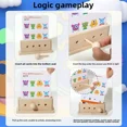 thumbnail image 3 of Logic Puzzle Game Educational Toy Set for Kids Logic Unlocking Game Alphabet Learning Activities Preschool Skills Development, 3 of 6
