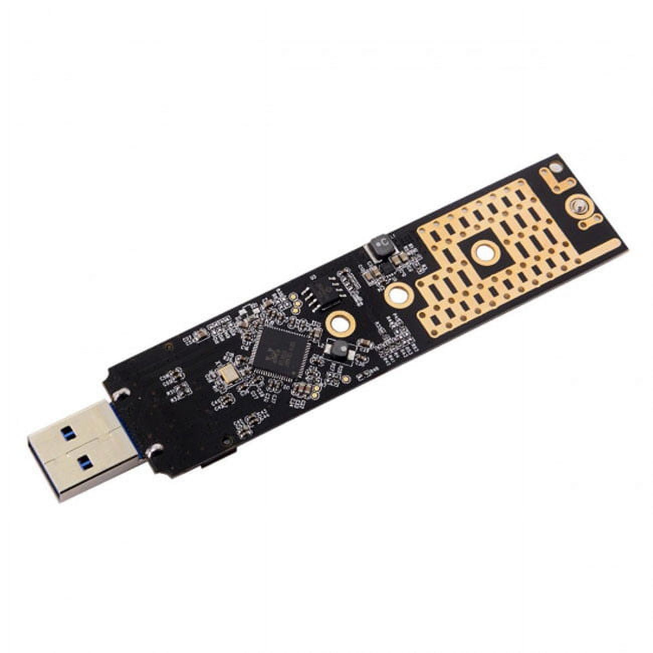 JSER USB 3.0 to NVME M-key M.2 NGFF SSD External PCBA Conveter Adapter RTL9210 Chipset with Case
