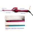 thumbnail image 2 of MBHAIR Rizador de pelo con varita rizadora fina de 9 mm, 3/8 de barril pequeño, rizador de cabello delgado, varita profesional de cerámica súper turmalina, pinzas pequeñas para cabello corto y largo, 2 of 5