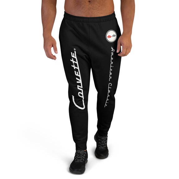SUNBELTGIFTS C-1 Corvette American Classic Men's Joggers Pants, Year Round Style and Comfort