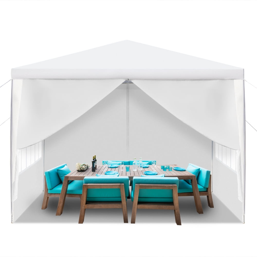 niet Brig Klokje Ktaxon 10'x10' Outdoor Gazebo Canopy Wedding Party Tent White-4 -  Walmart.com