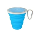 thumbnail image 4 of Vaso plegable: recipiente para beber portátil y plegable para agua, jugo, refrigerios e ideal para viajes, campamentos, fiestas, niños y perros, capacidad de 12 oz, 4 unidades, 4 of 5