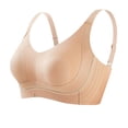thumbnail image 4 of Bras For Women Full Coverage No Underwire Plus Size Bras Wirefree Comfort Breathable Everyday Bras, 4 of 4