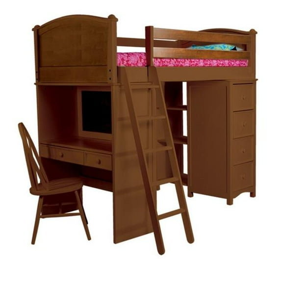 Bolton Furniture 9916600 Cooley SSS Loft, Cherry