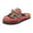 Blue, variant on Clogs for Women Boho Platform Sandals Arch Support Cork Footbed Slip on Mules Closed Round Toe Slides Shoes Backless Loafers Blue Size 9
