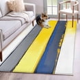 thumbnail image 3 of Gray Yellow Gradient Area&nbsp;Rug 4x6ft Geometric Brush Non-Slip&nbsp;Washable Square&nbsp;Rugs Soft Felt Indoor Floor Mat for Bedroom Kitchen Living Room Bathroom, 3 of 9