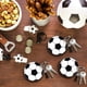 thumbnail image 5 of 20 llaveros de fútbol con borla, colgante de llavero, fútbol acrílico, llavero para recuerdo infantil Hugo llavero de futbol, 5 of 9
