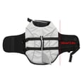 thumbnail image 3 of NSESSHome Dog Life Jacket with Reflective Stripes, Adjustable High Visibility Dog Life Vest Ripstop Dog Lifesaver Pet Life Preserver with High Flotation Swimsuit, 3 of 9
