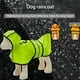 thumbnail image 4 of Greeniant Chubasquero reflectante Universal para mascotas, impermeable, con capucha, transpirable, impermeable, con capucha, para actividades de caminar Ropa para mascotas Amarillo M Greeniant PT004198-06, 4 of 6