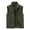 Army Green, variant on ameIAEA Mens Fleece Warm Vest Stand Collar Sleeveless Winter Jacket Zip Up Coat Outerwear with Pockets