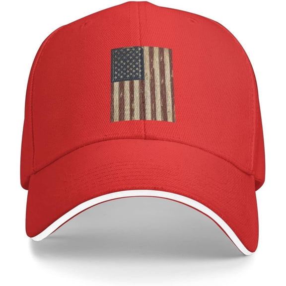 Hat Old Glory American Flag Baseball Cap Men Ponytail Hat Gift Trucker Hat Women Sun Hat Dad Cap Fishing hat Black