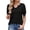 A1-Black, variant on Kcolen Womens Shirts V Neck Short Sleeve Summer Relaxed Fit Solid Color Blouse Woman Blouses Business Casual Outfits,Sky Blue
