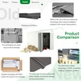 thumbnail image 2 of YODOLLA 8' x 6' Outdoor Storage Side Shed Metal Attached Lean-To Shed with Lockable Door for Backyard in White, 2 of 7