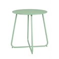 thumbnail image 6 of Decksplore Metal Outdoor Patio Side Table, Round Weather Resistant End Table, Bean Green, 6 of 6