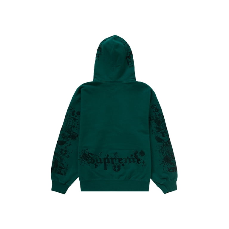 Supreme Men's AOI Zip Up Hooded Sweatshirt Teal, from StockX