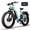 blue, variant on 5000W Dual Motor Electric Bike for Adults, 45MPH Fast Ebike with 52V 23Ah Removable Battery, Up to 80 Miles Long Range, 26 Inch Fat Tire, 7-Speed, Shock Absorber, Hydraulic Brakes Commuter E-Bike