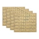 thumbnail image 1 of 4 Hojas de Calcomanías de Números 0.12" Calcomanías de Números Mini 3D Autoadhesivas de Aleación (Dorado), 1 of 7