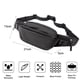 thumbnail image 2 of Nuevo bolso de hombre, bolso de mensajero impermeable para exteriores, bolso ajustado para correr, bolso de cajero MFZFUKR BST3036134-2, 2 of 5