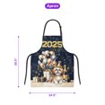 thumbnail image 5 of Happy New Year Shih Tzu Welcome 2025 Balloon Firework Party Apron Lion Dog Lover Gifts for Cooking Grilling Baking Painting Gardening - 01014, 5 of 5