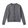 thumbnail image 4 of Enjoytime Cardigan Sweaters for Women Crew Neck Button Down Knit Cropped Cardigans Work Casual Trendy Fall Winter Clothes, 4 of 5