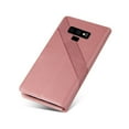 thumbnail image 4 of Allytech Samsung Galaxy Note 9 Wallet Case, Magnetic Folio Protective Wallet Pocket Credit Slots Retro Flip PU Leather Card Holder Kickstand Cover For Samsung Galaxy Note 9,
Rosegold, 4 of 14